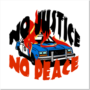 No Justice No Peace Posters and Art